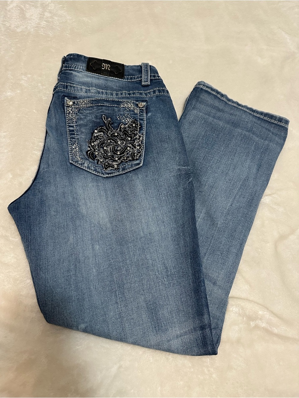 MissMe Mid-Rise Easy Boot size 32
